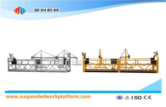 Durable Suspended Scaffolding Systems Construction Gondola With 30kN Safety Lock