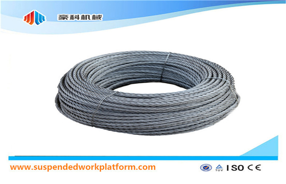 Standard 100m Per Roll Suspended Platform Steel Wire Rope / Safety Rope / Cable